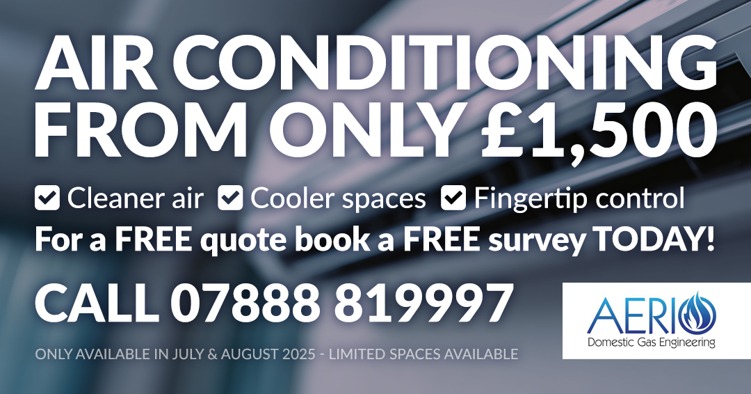 Aerio Gas - Air Conditioning From Only £1500